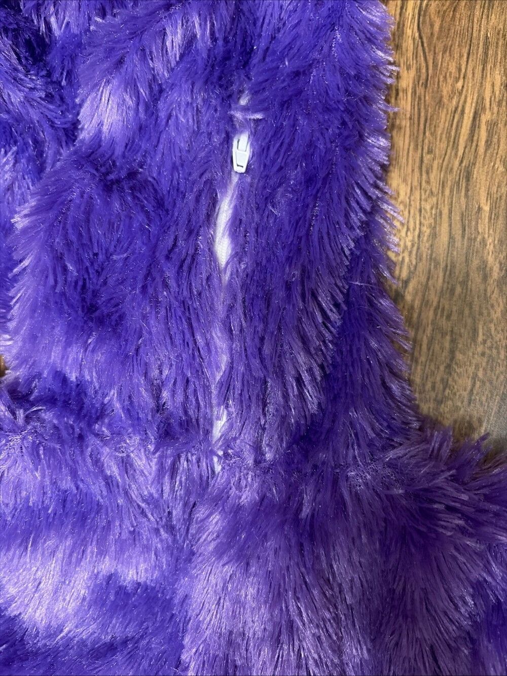 Care Bears Jumpsuit Child Small Purple Share Bear Costume Furry Flip Mitt Hooded - Picture 14 of 14